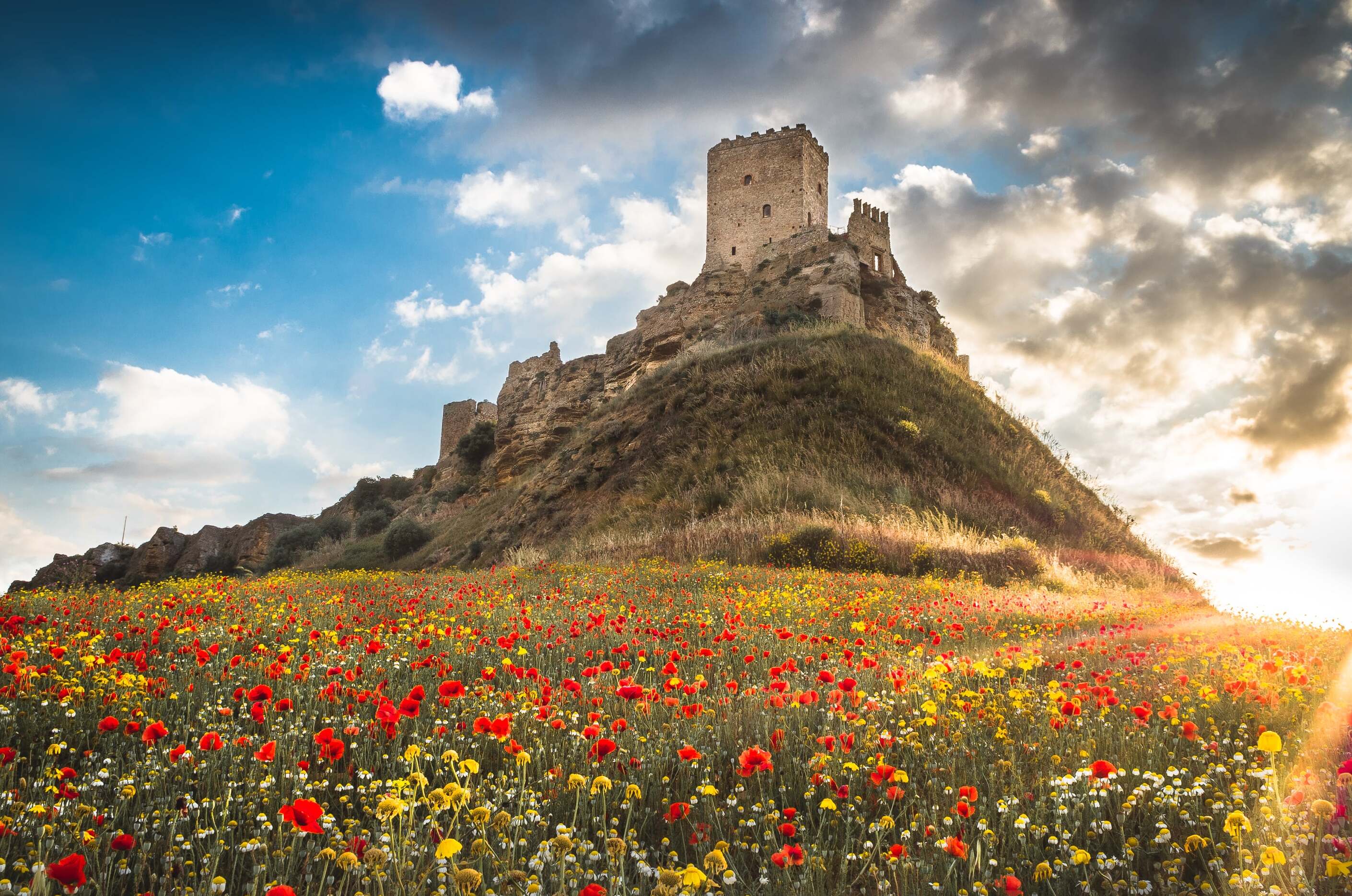 The Castle of Cefalà Diana and the silence of nature — Cefalà Diana