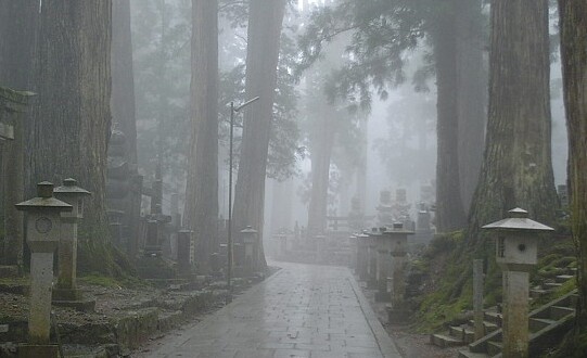 Okunoin is the site of the mausoleum of Kobo Daishi — K?ya-ch?