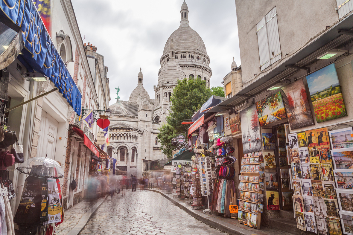 Paris - Basilika Sacré Coeur : Einer der beliebtesten Touristenorte. - Parigi | Secret World Trip Planner