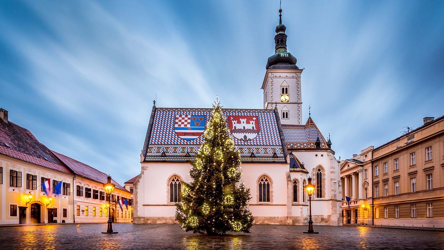 Markov Trg (St Mark's Square) is Zagreb's main square — Zagabria
