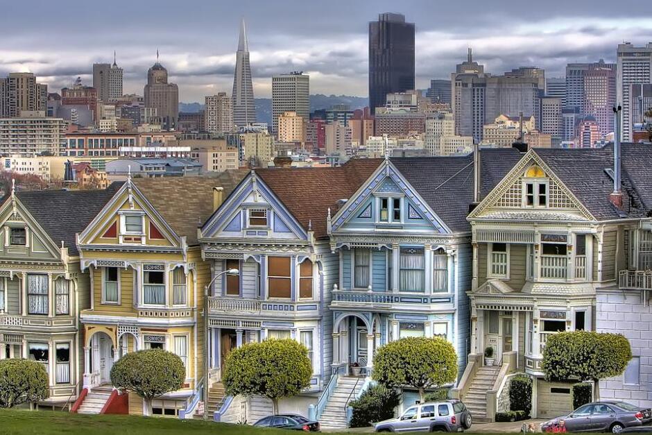 San Francisco: Die bemalten viktorianischen und edwardianischen Häuser — San Francisco