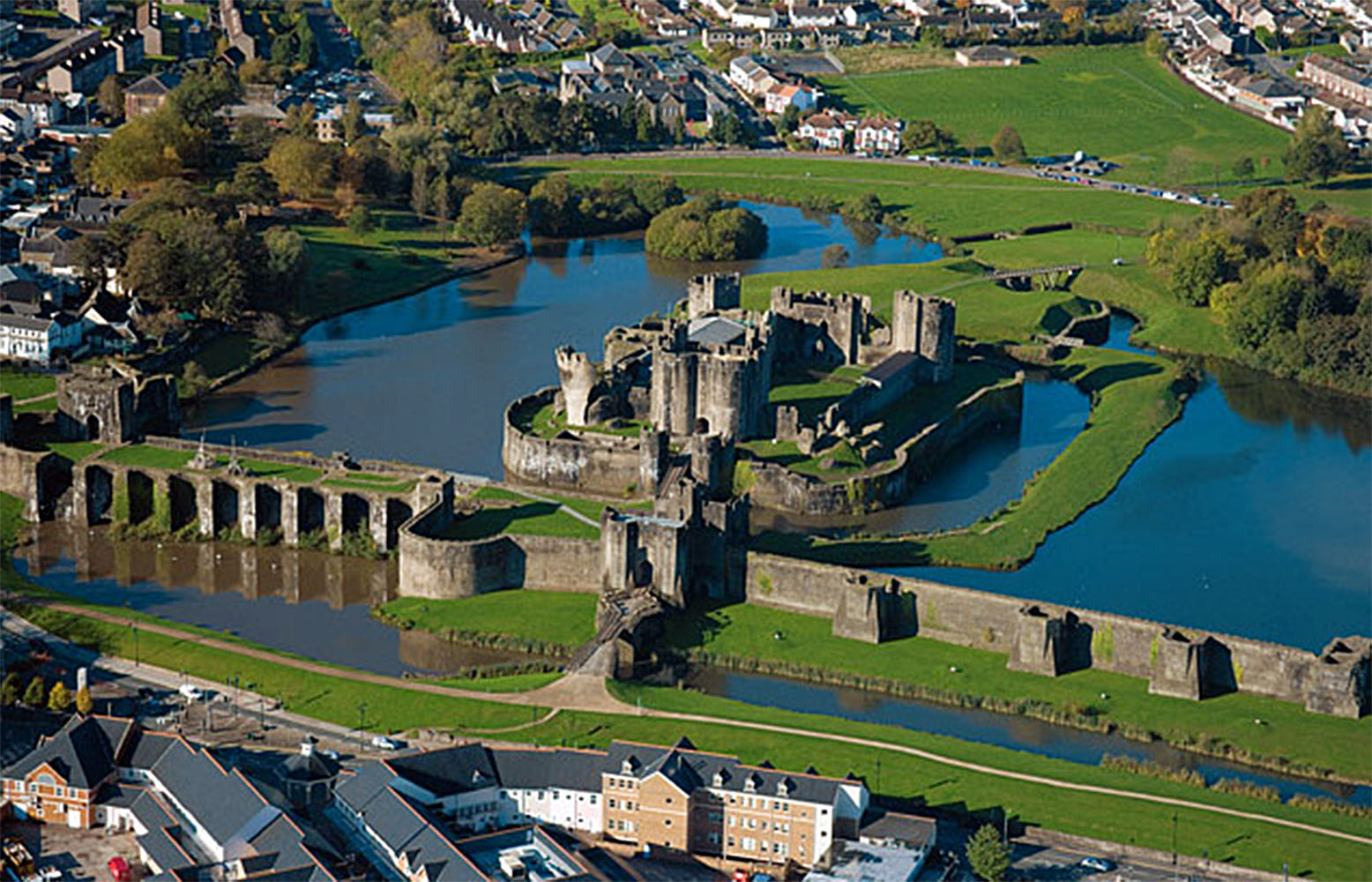 Wales | Caerphilly Castle - Castle St | Secret World Trip Planner