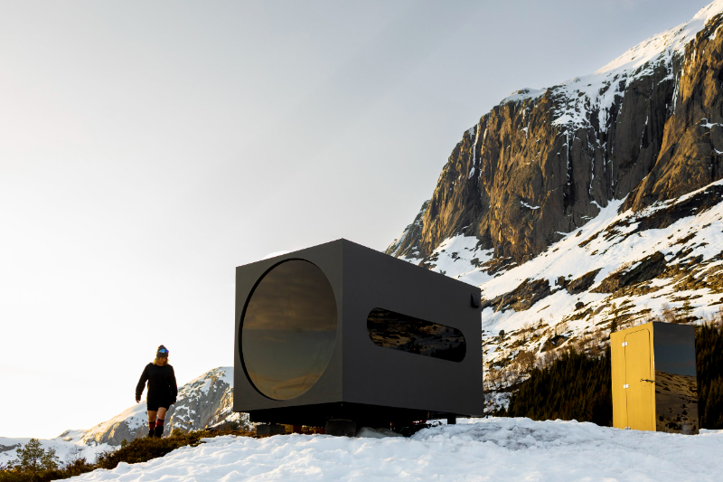 Birdbox on the Norwegian fjords - Hafstadstølsvegen 517 | Secret World Trip Planner