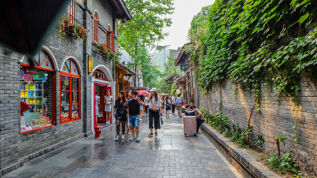 KuanZhai Alley, also known as Wide and Narrow Alley — 成都市