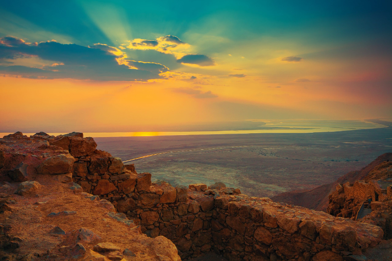 Sonnenaufgang in Masada - Masada | Secret World Trip Planner