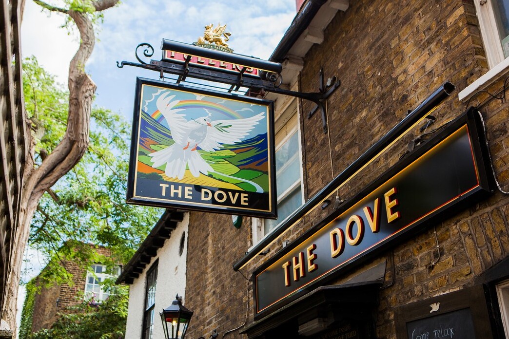 The Dove, Hemingway's favorite pub — Hammersmith