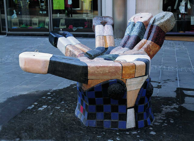 Hundertwasser Drinking Fountain — Tel Aviv-Yafo