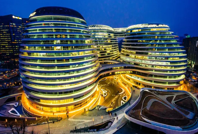 Zaha Hadid:Galaxy SOHO in Beijing — Dongcheng Qu