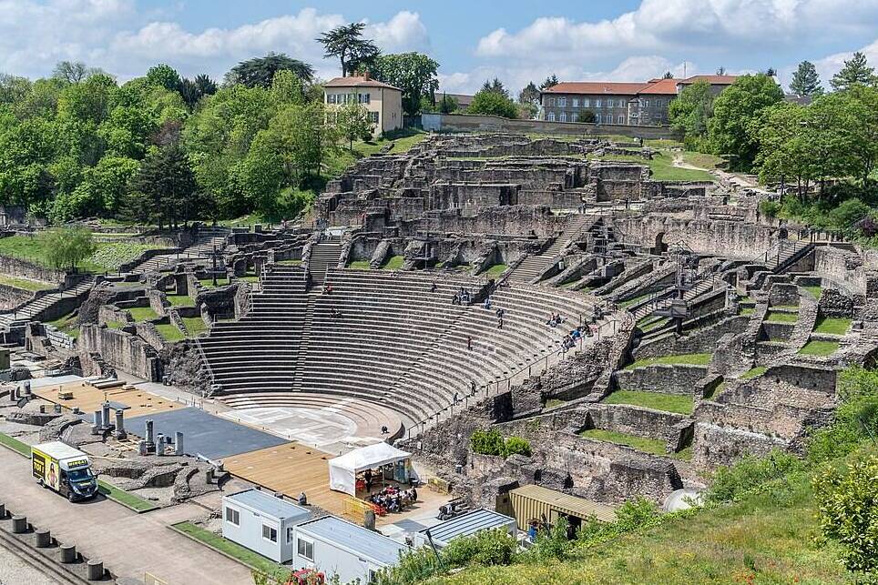 Lyon: the Odeon, the Grand Theatre and the Gallo-Roman museum — Lyon