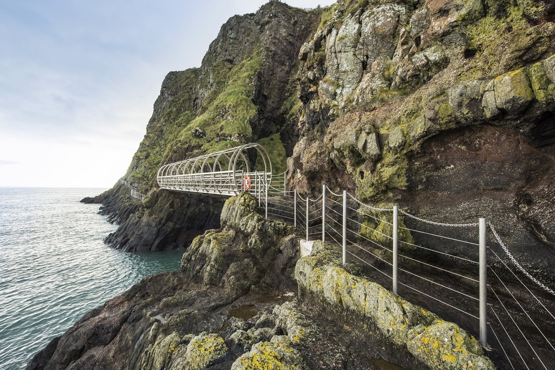 The Gobbins cliff path — Unnamed Road