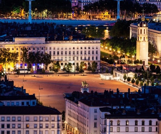 Place Bellecour, the heart of Lyon — Lyon