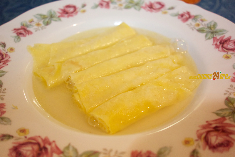 Crepes aus Teramo: Scrippelle 'mbusse — Teramo