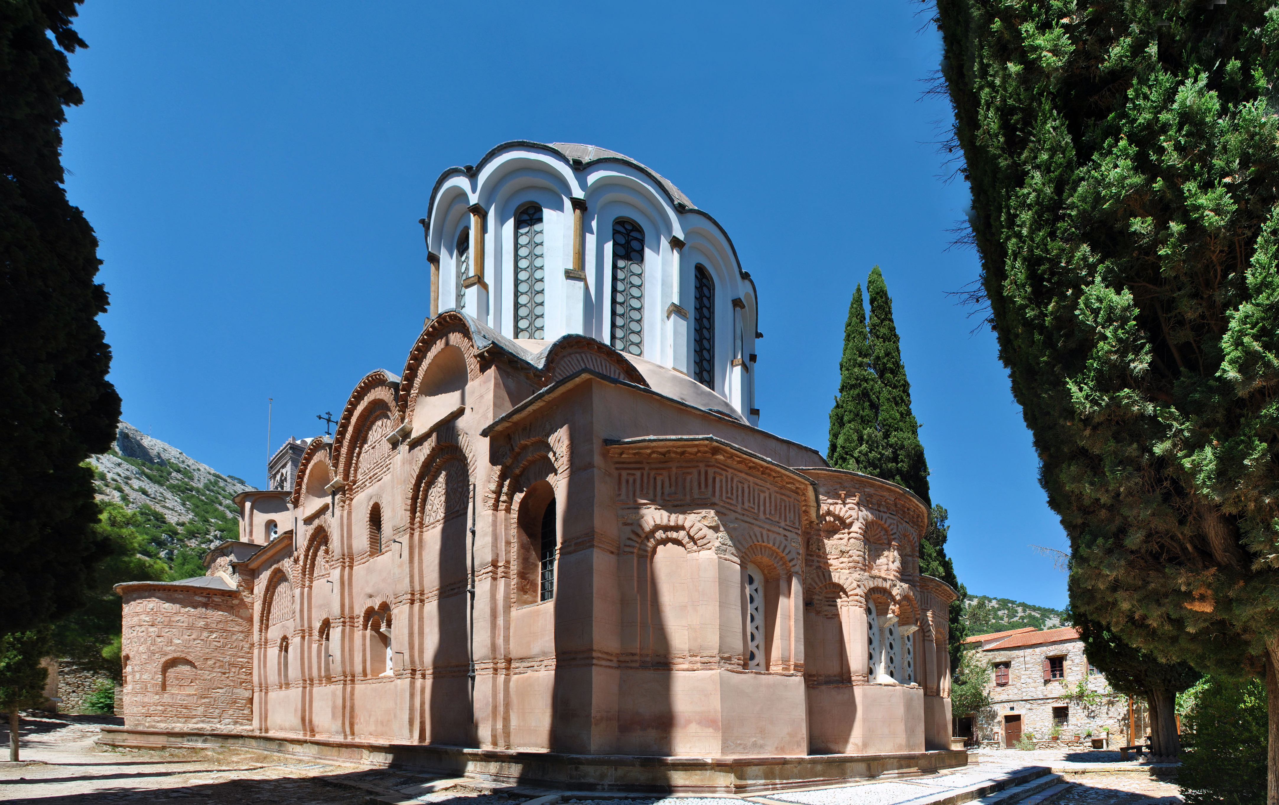 Chios:das Kloster von Nea Moni — Monastero di Nea Moni