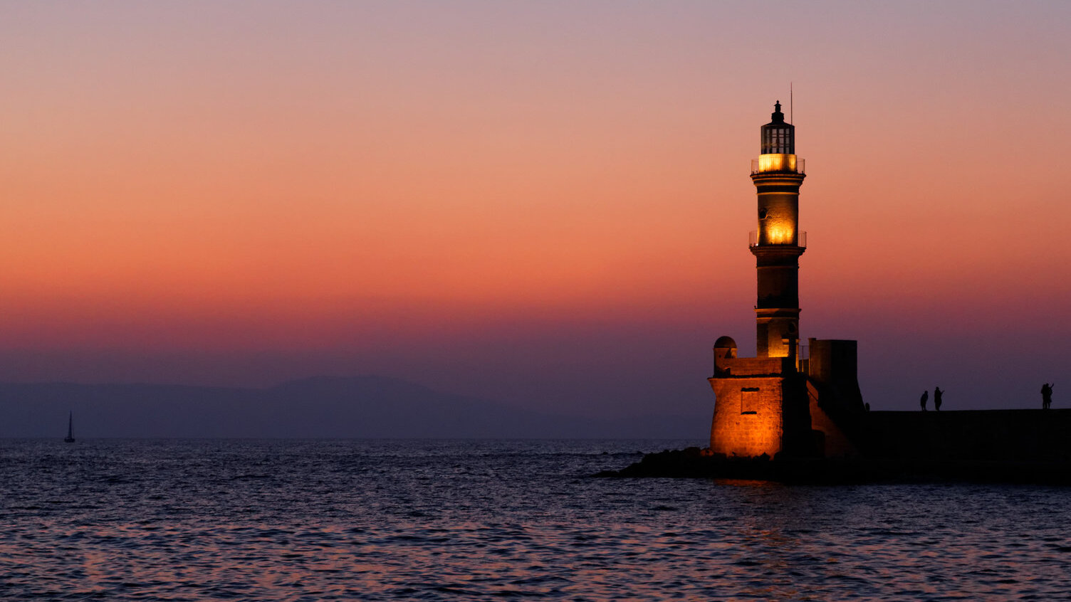 Der Leuchtturm von Chania — La Canea
