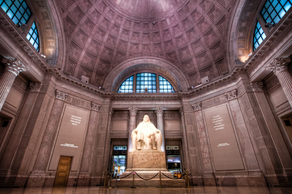Philadelphia - Das Benjamin-Franklin-Nationaldenkmal — Philadelphia