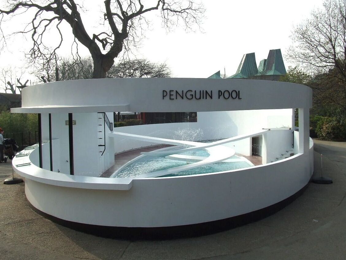 Der Pinguin-Pool im Londoner Zoo — Londra NW1 4RY