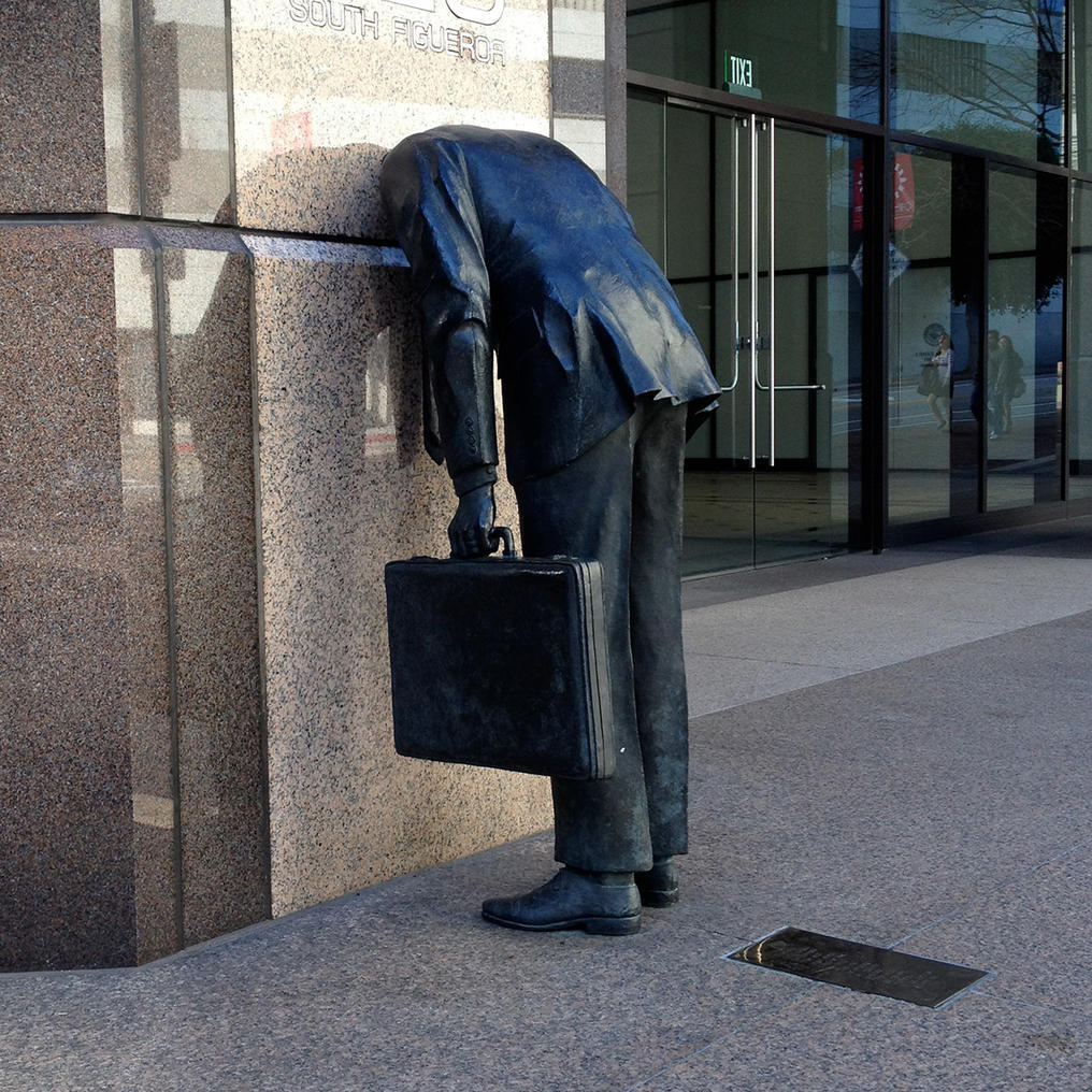 Statue des Firmenchefs — Los Angeles