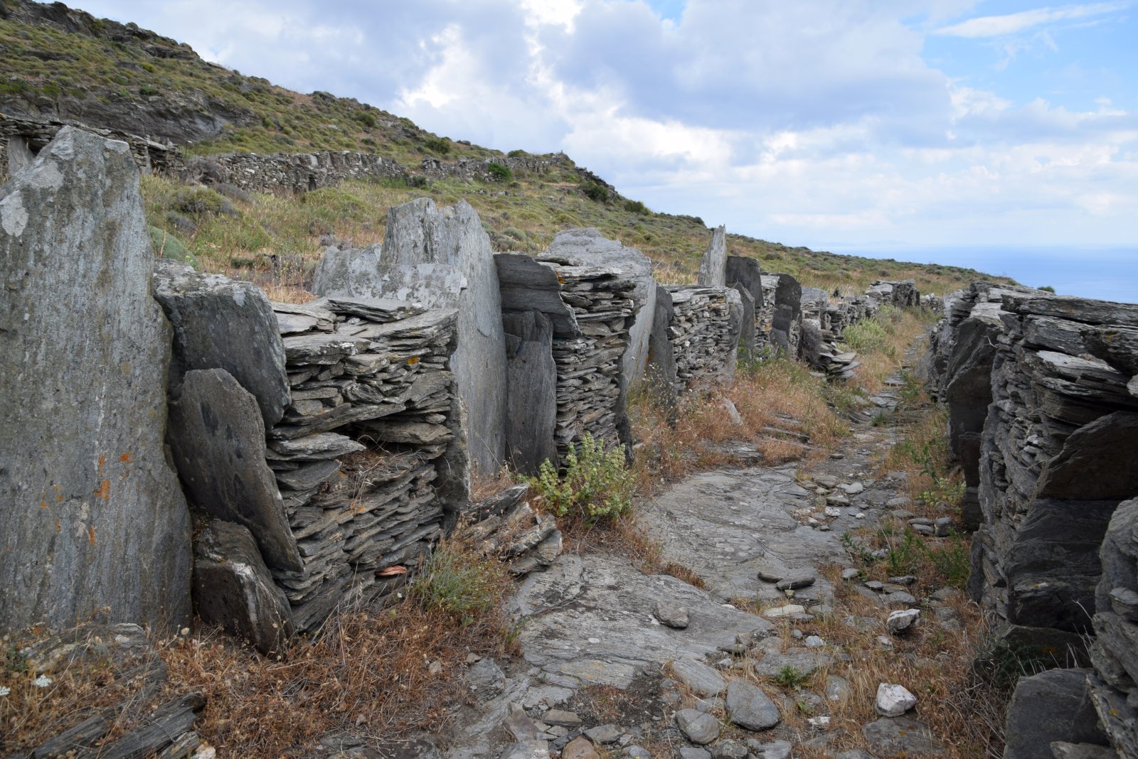 Strofilas in Andros,the most ancient city in Europe - Kolympos-Zaganiari (Palaiopolis GR | Secret World Trip Planner