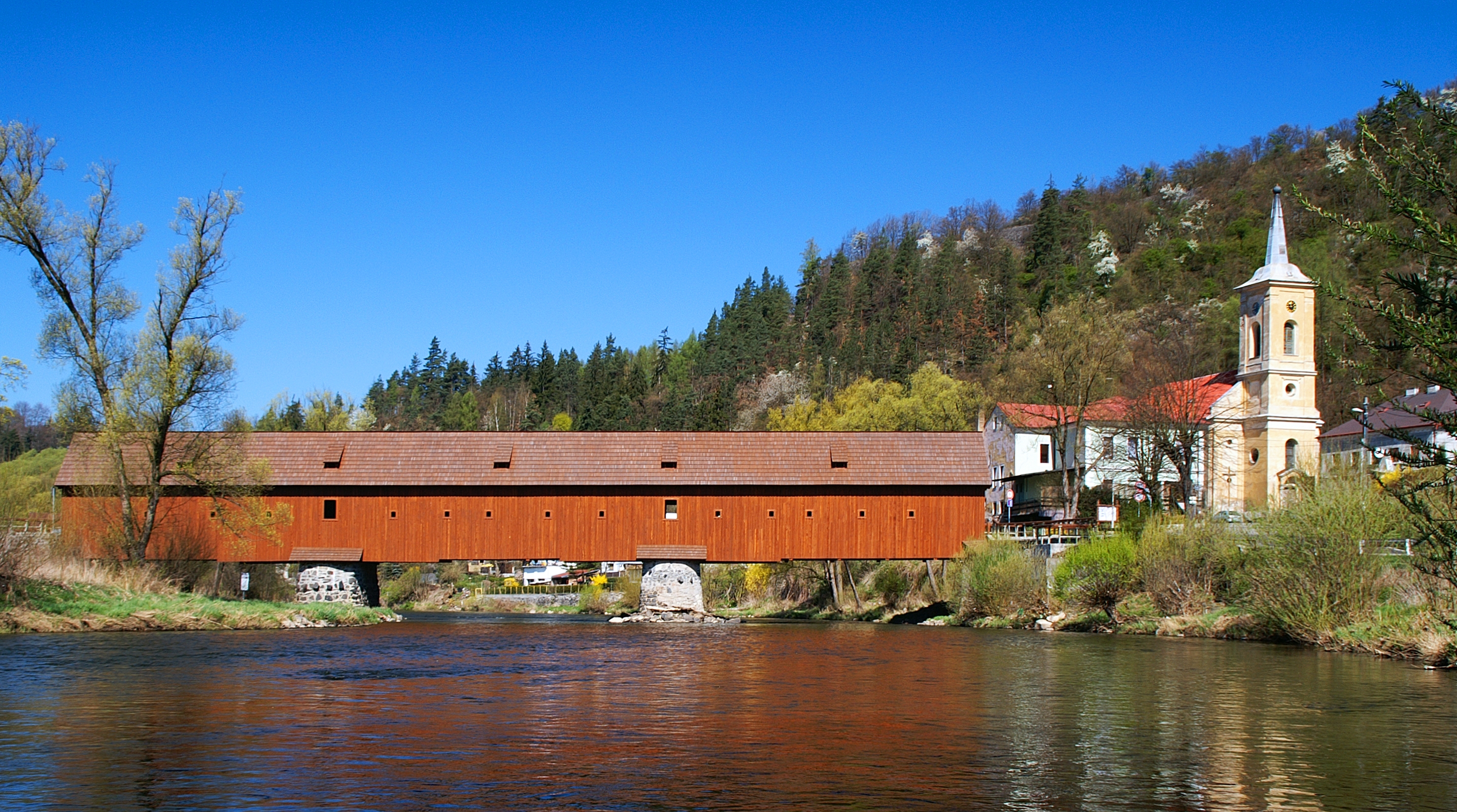 Radošovský wooden bridge - Kyselka | Secret World Trip Planner