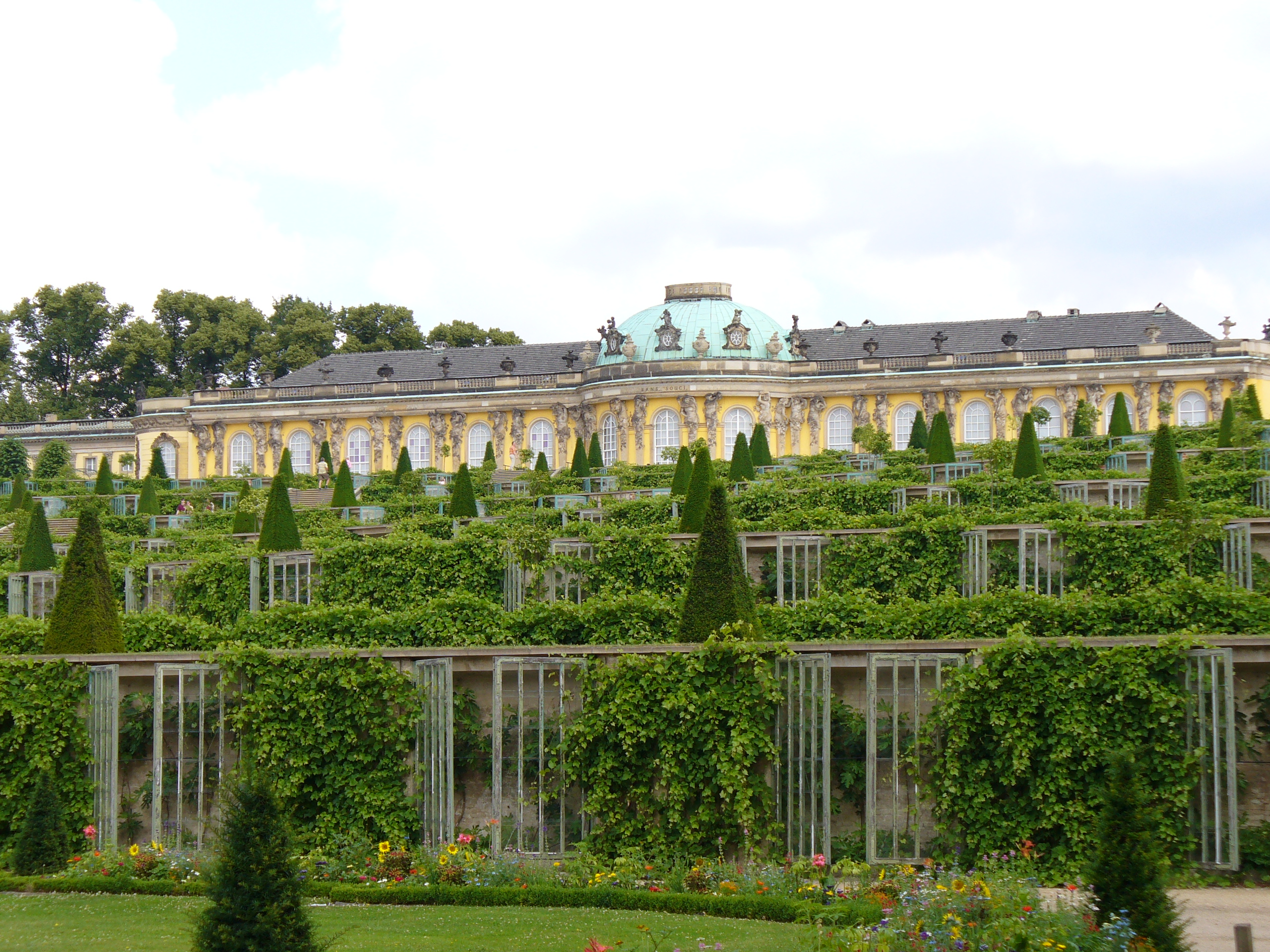 Sanssouci Palace | A wonder among terraced gardens and vineyards - Potsdam | Secret World Trip Planner