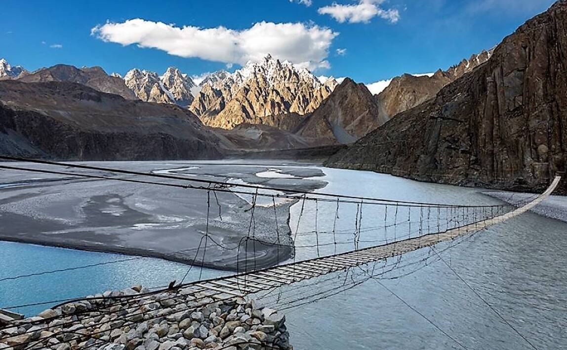 Hussaini suspension bridge:World's most dangerous bridge — Hunza Nagar