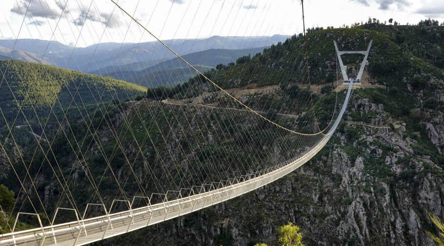 516 Arouca, the largest pedestrian suspension bridge in the world — Arouca