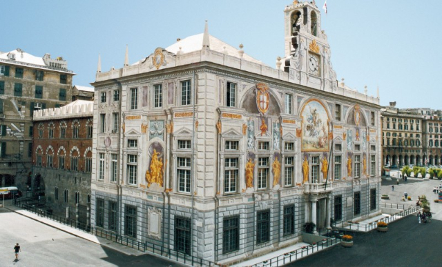 Palazzo San Giorgio and Marco Polo — Genova