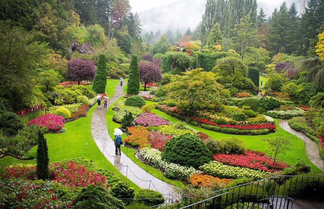 The Butchart Gardens in British Columbia — Brentwood Bay