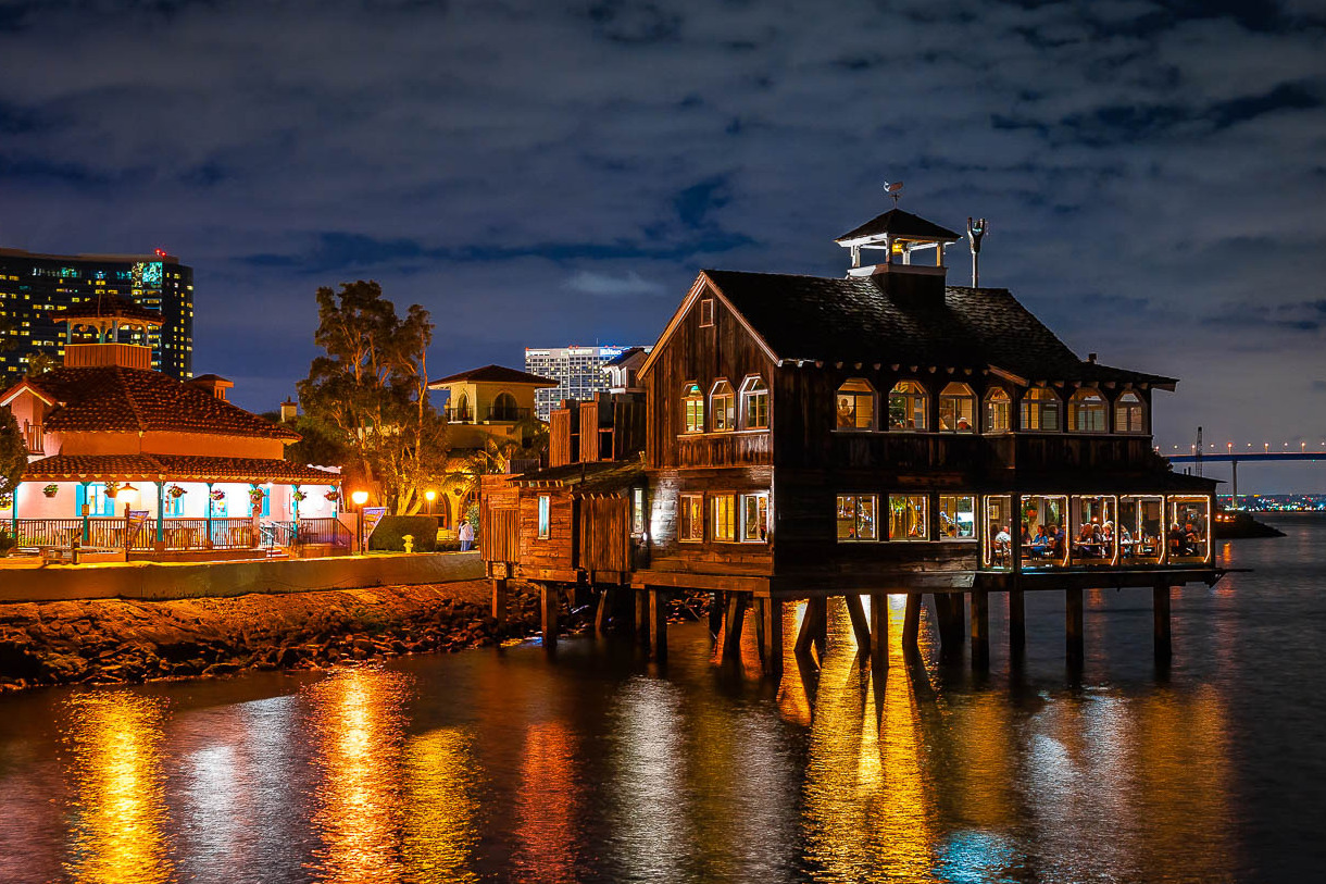 San Diego Bay, Seaport Village — San Diego