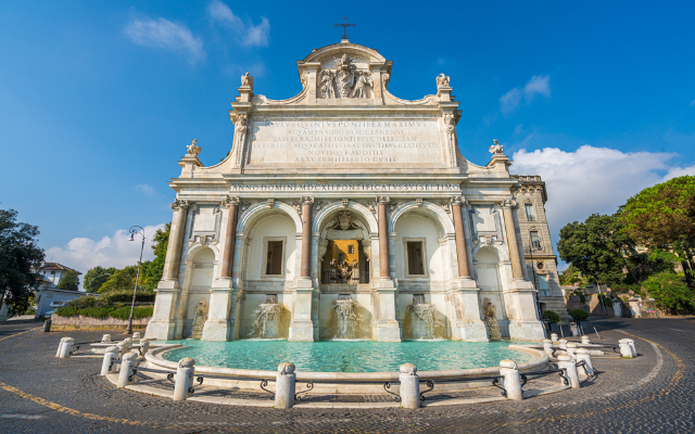 ਐਕਵਾ ਪਾਓਲਾ ਫੁਹਾਰਾ - Roma | Secret World Trip Planner