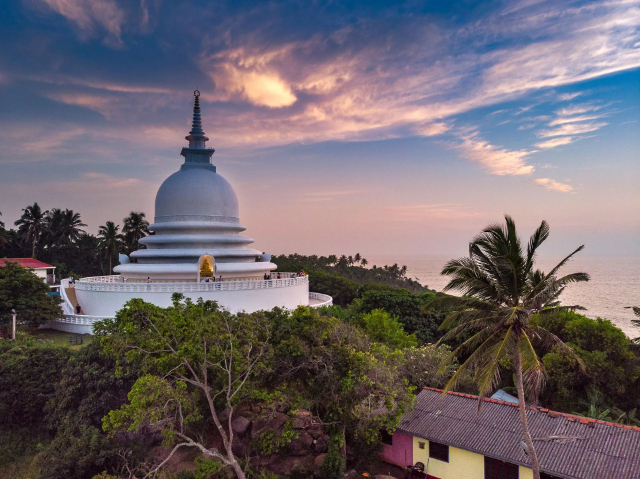 Unawatuna Friedenspagode — Unawatuna