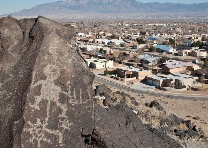 Petroglyphen-Nationaldenkmal — Albuquerque