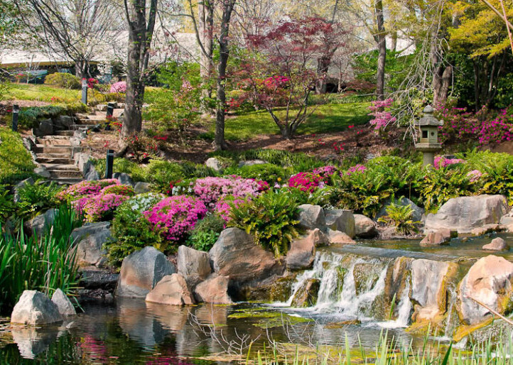 Japanese Garden, by Master Gardener Kinsaku Nakane — Atlanta