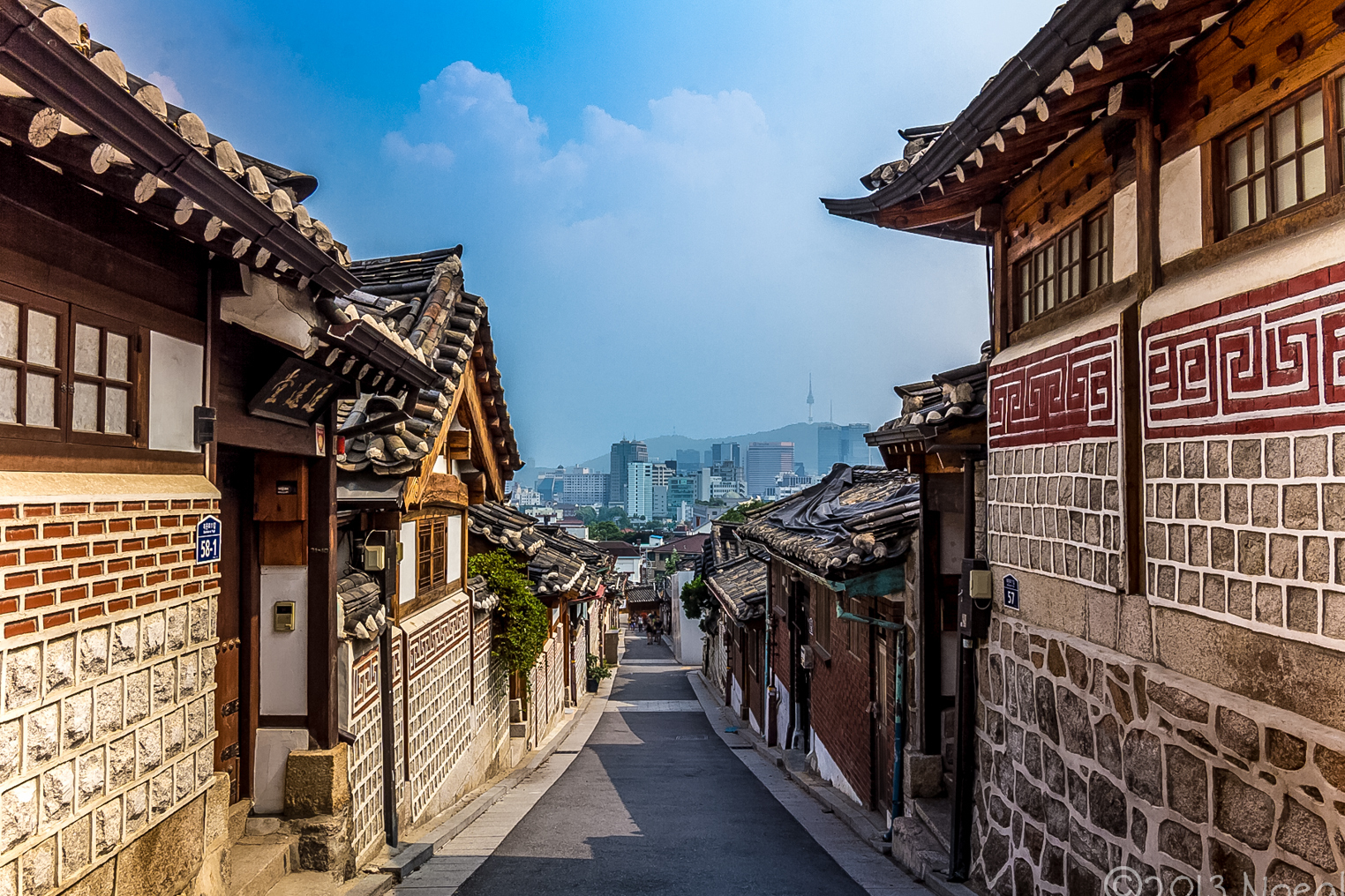 Bukchon Hanok : ein traditionelles koreanisches Dorf in Seoul — Jongno-gu
