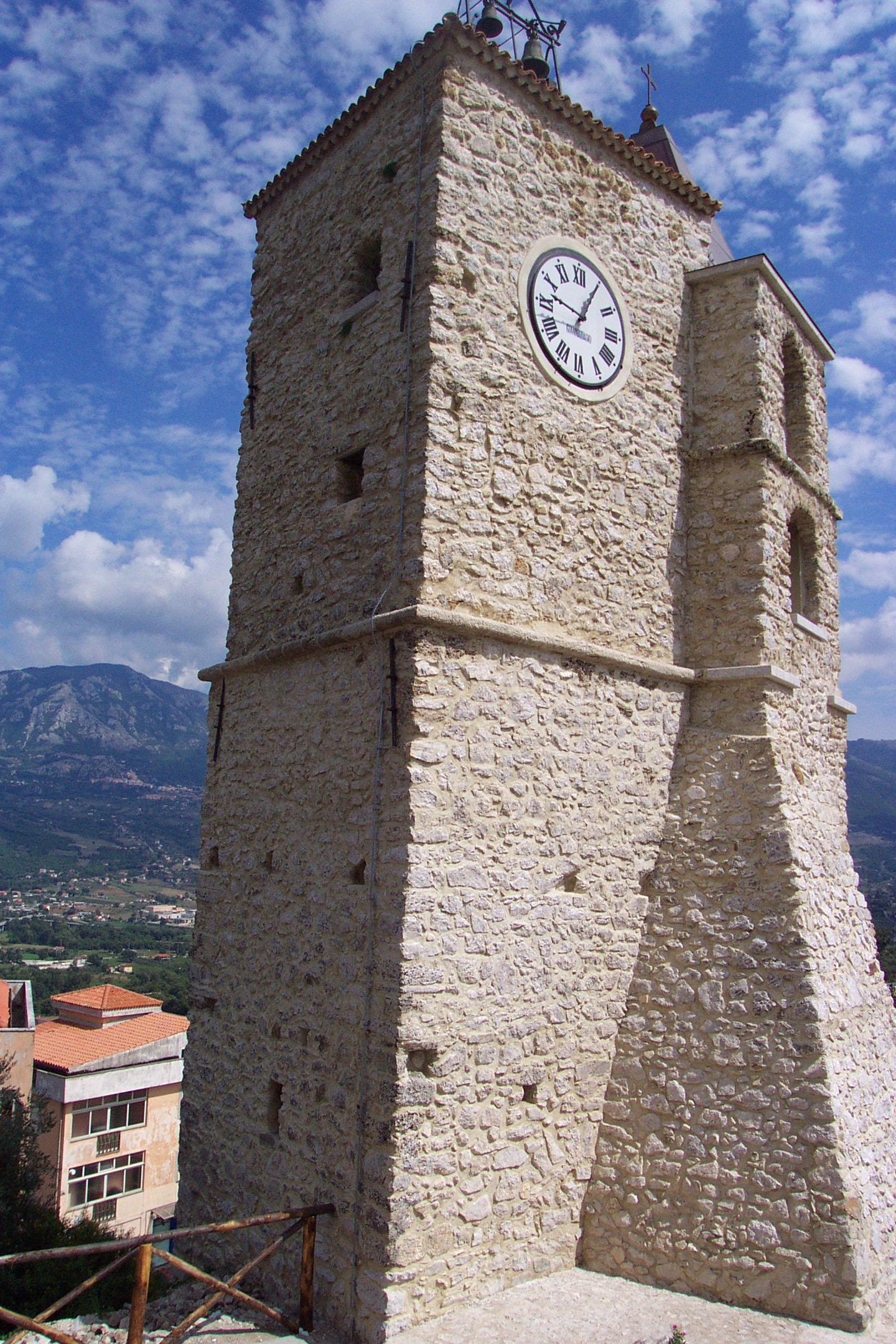 The Bell Tower and the Clock Tower. - Oliveto Citra | Secret World Trip Planner