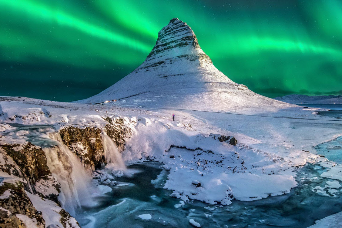 Der Vulkan Kirkjufell - einer der schönsten Berge der Welt — Kirkjufell