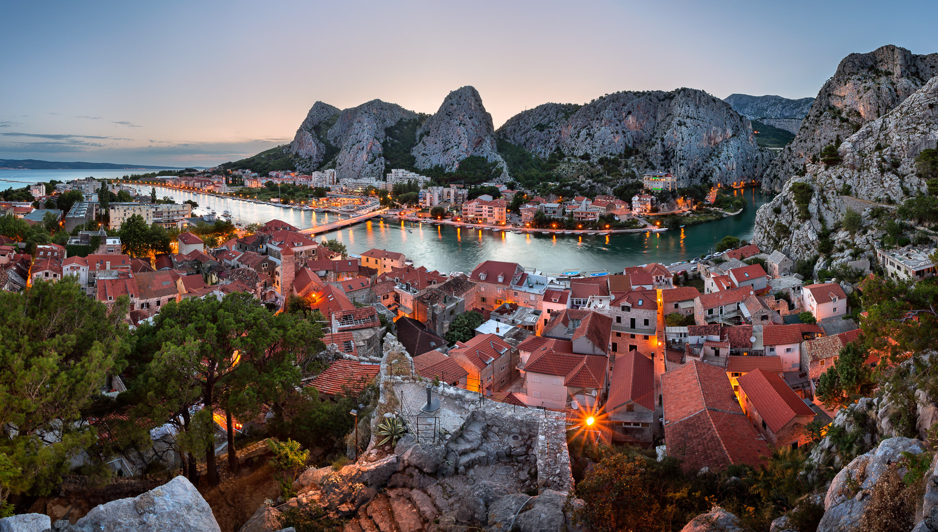 Omis in Kroatien — Almissa