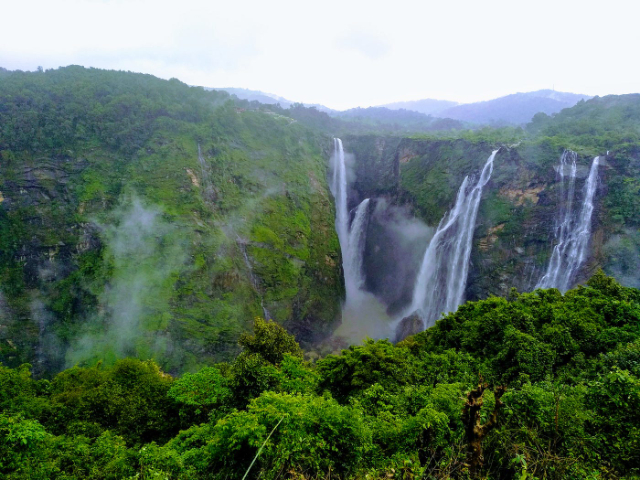 The tallest plunge waterfalls : Jog Falls — Jog Falls