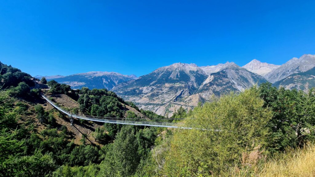 Die Butanese-Brücke über den Illgraben — Leuk