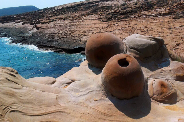 Vulkanische Felsen von Lemnos — Lemnos