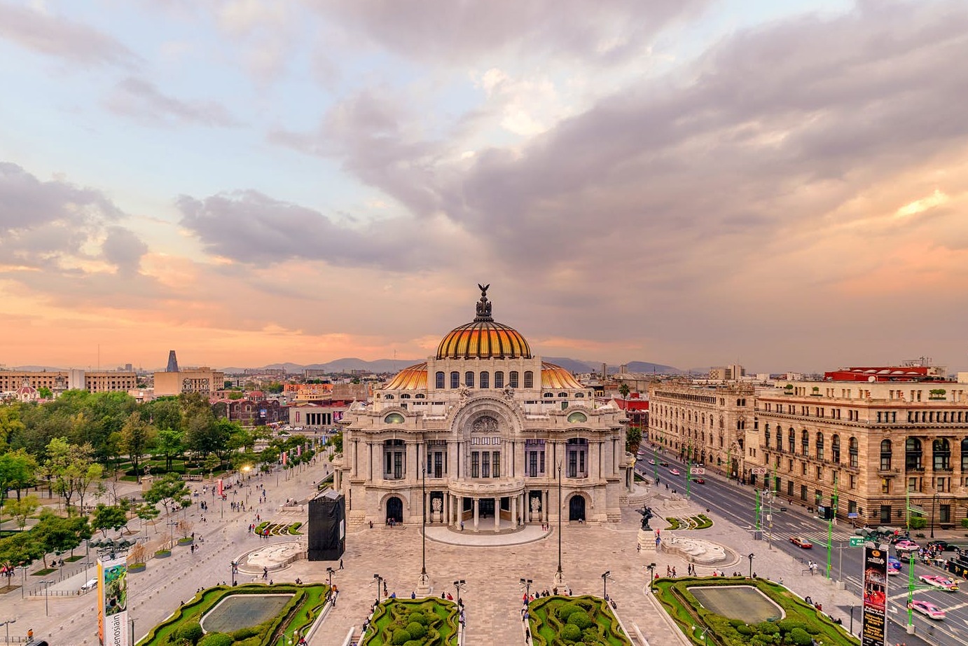 Der Palacio de Bellas Artes in Mexiko-Stadt — Ciudad de México
