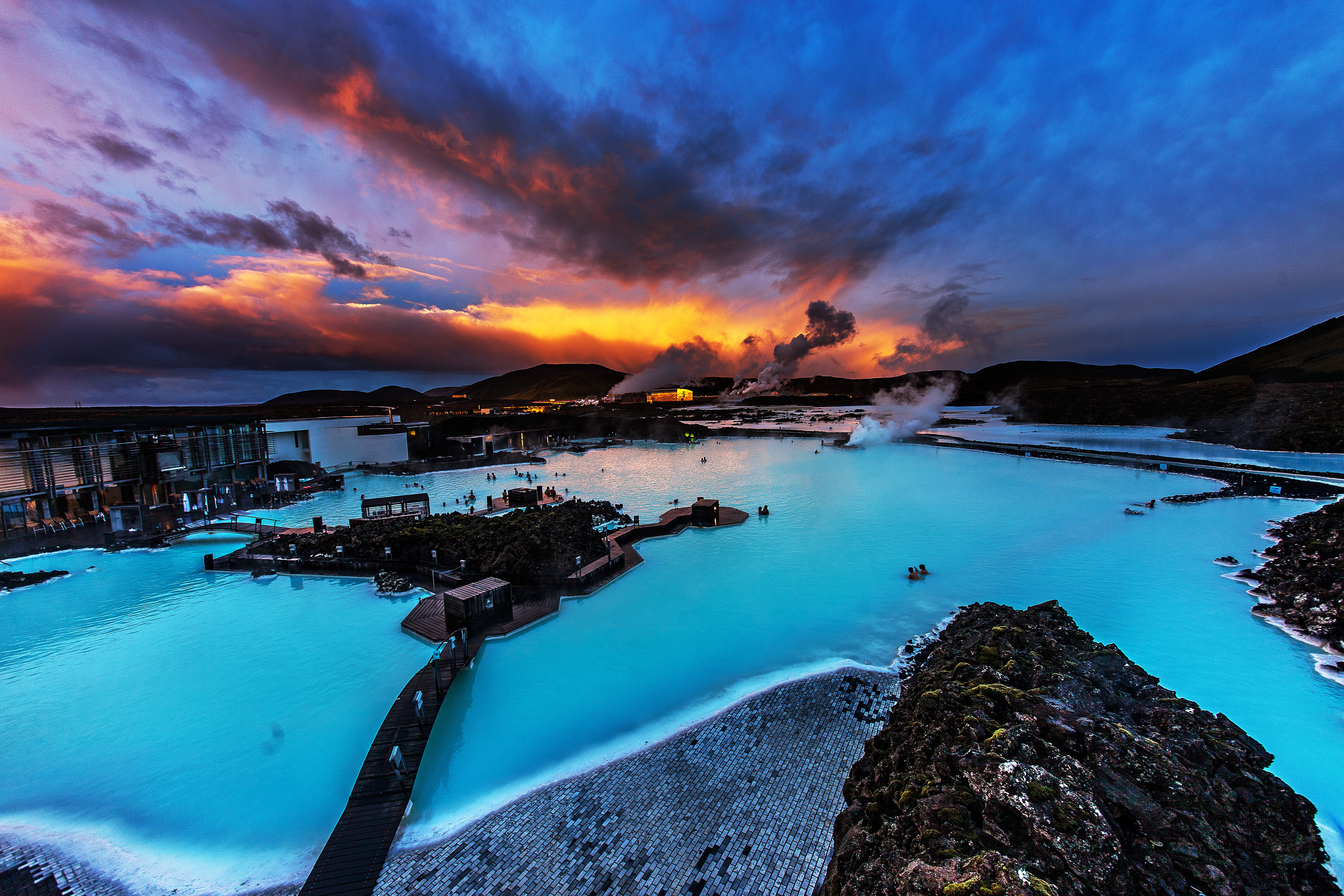 Reykjavik, Islands berühmte Blaue Lagune — Grindavík