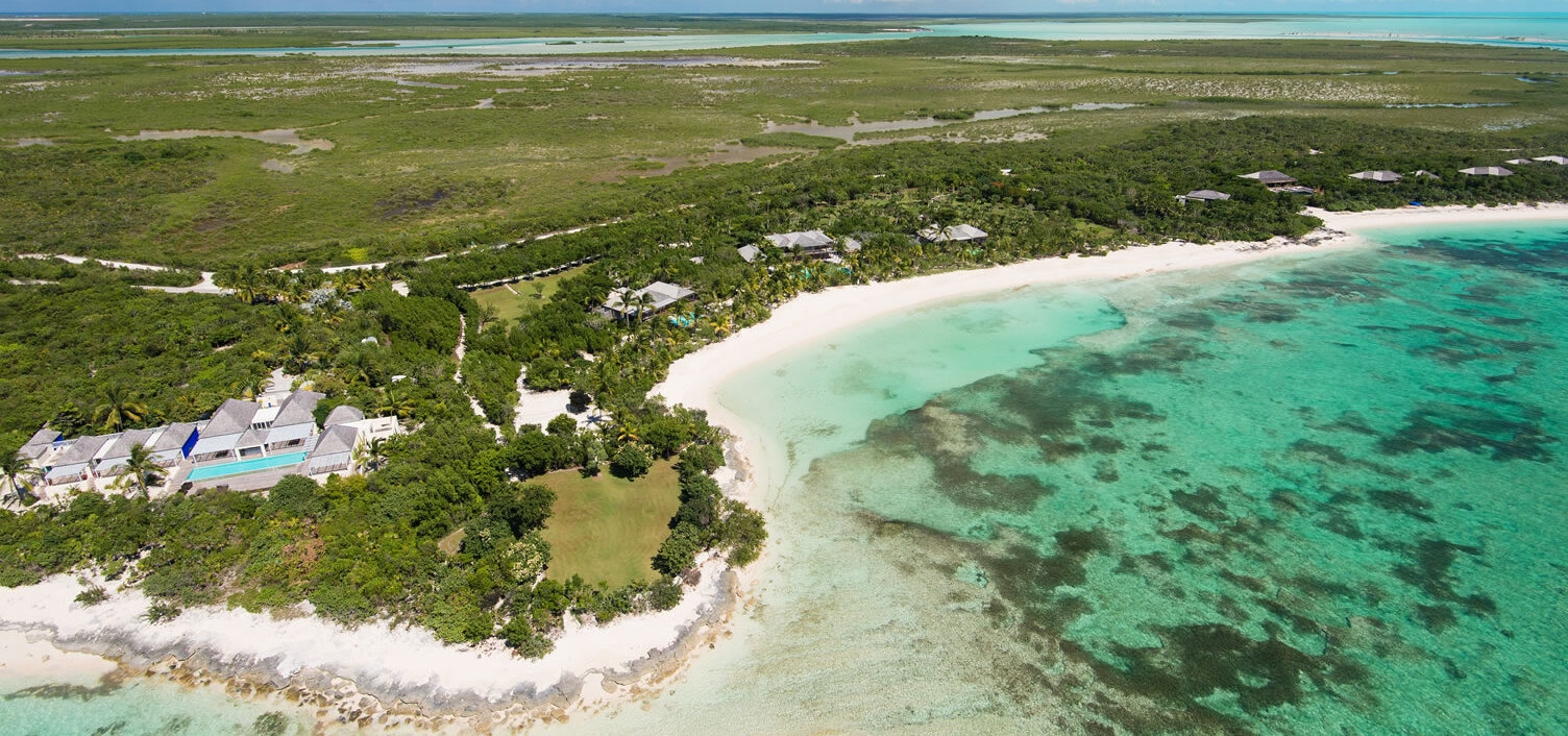 Papagei Cay ist die Insel der VIPs — Parrot Cay
