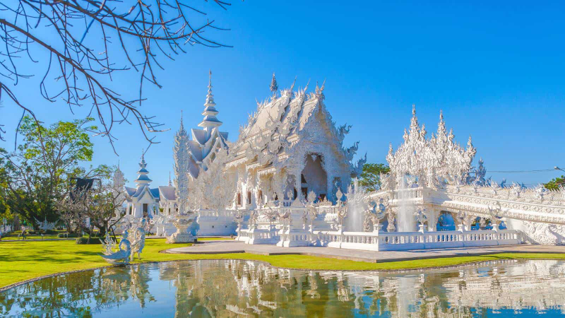 Wat Rong Khun the white temple - ตำบล ป่าอ้อดอนชัย | Secret World Trip Planner