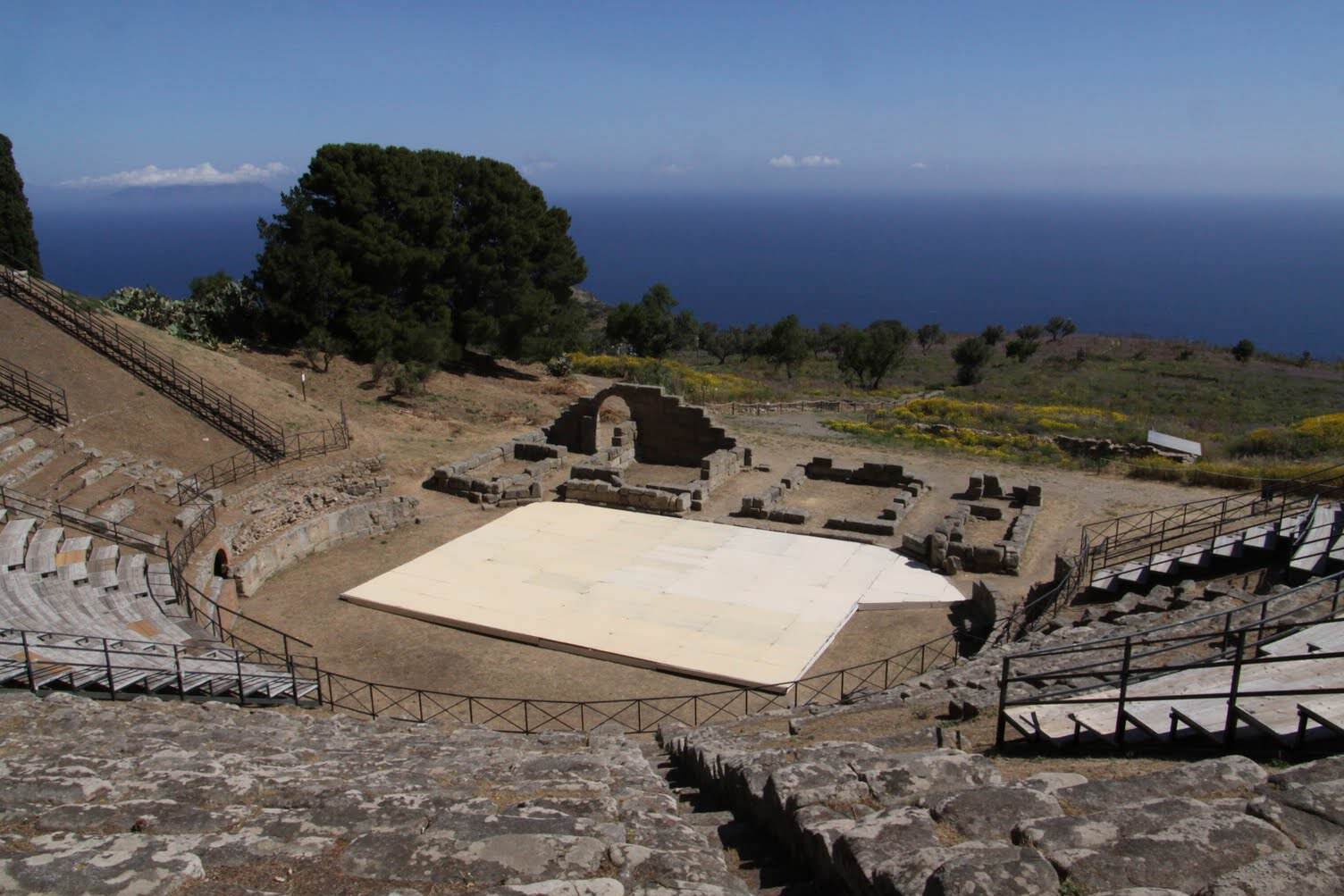 Griechisch-römisches Theater von Tindari - Sizilien — Tindari