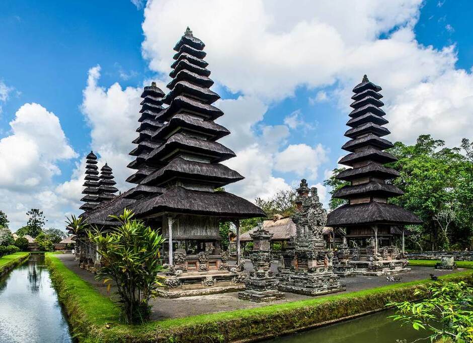 Taman-Ayun-Tempel, ein Wahrzeichen im Dorf Mengwi — Kabupaten Badung