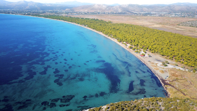The beach of Schinias - Marathon | Secret World Trip Planner