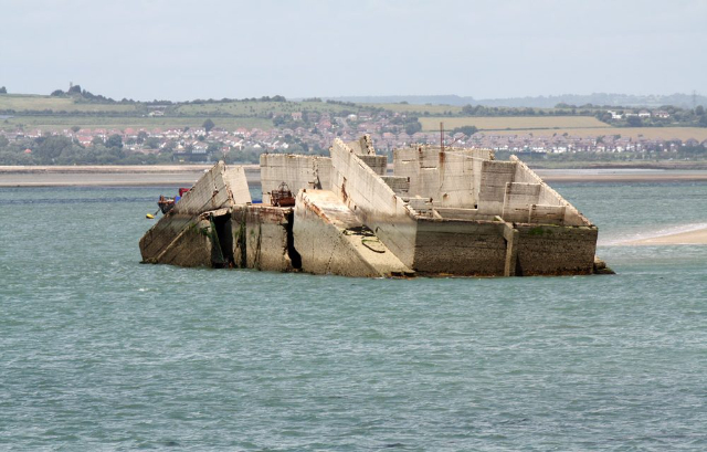 The Mulberry Harbour — Arromanches-les-Bains