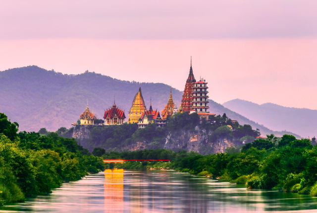 Die Stadt Kanchanaburi — Provincia di Kanchanaburi