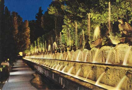 ولا ڈی ایسٹ کے 100 فوارے - Tivoli RM | Secret World Trip Planner